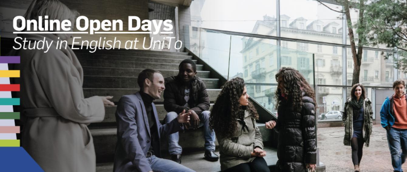 Online Open Days: Study in English at UniTo - 13th and 14th November 2024